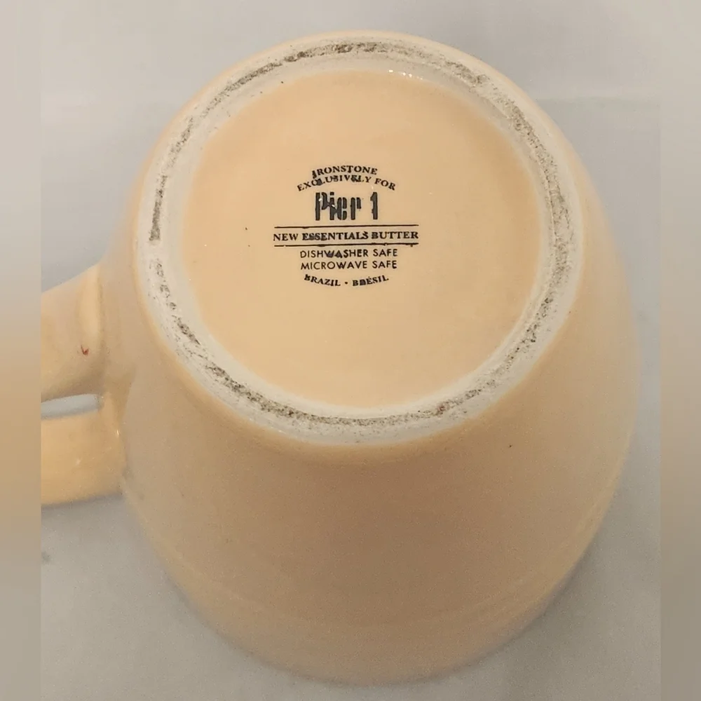 4” Pier 1 New Essentials Butter Mug